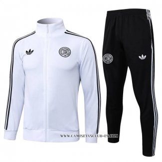 Chandal de Chaqueta del Alemania 125 Aniversario 25-26 Blanco
