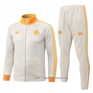 Chandal de Chaqueta del Bayern Munich Nino 26-27 Naranja Crema