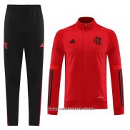 Chandal de Chaqueta del Flamengo 23-24 Rojo