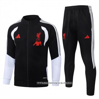 Chandal de Chaqueta del Liverpool Nino 26-27 Negro