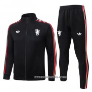 Chandal de Chaqueta del Manchester United Nino 26-27 Negro