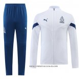 Chandal de Chaqueta del Olympique Marsella 22-23 Blanco