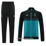 Chandal de Chaqueta del Real Madrid 21-22 Azul y Negro