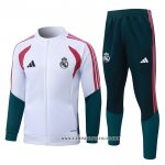 Chandal de Chaqueta del Real Madrid 26-27 Blanco Rojo