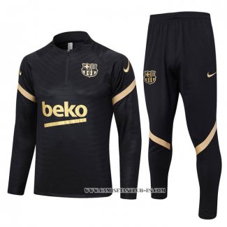 Chandal de Sudadera del Barcelona 23-24 Negro