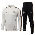 Chandal de Sudadera del Manchester City Nino 26-27 Crema