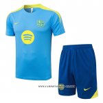 Chandal del Barcelona 25-26 Manga Corta Azul - Pantalon Corto