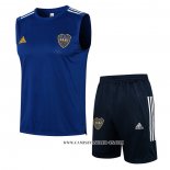 Chandal del Boca Juniors 21-22 Sin Mangas Azul
