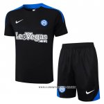 Chandal del Inter Milan 24-25 Manga Corta Azul - Pantalon Corto