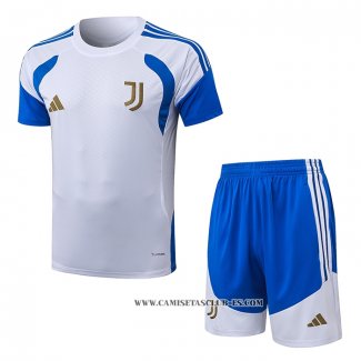 Chandal del Juventus 26-27 Manga Corta Blanco - Pantalon Corto
