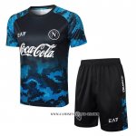 Chandal del Napoli 24-25 Manga Corta Azul - Pantalon Corto