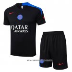 Chandal del Paris Saint-Germain 25-26 Manga Corta Negro - Pantalon Corto