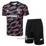 Chandal del Sao Paulo 24-25 Manga Corta Negro - Pantalon Corto