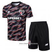 Chandal del Sao Paulo 24-25 Manga Corta Negro - Pantalon Corto
