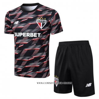 Chandal del Sao Paulo 24-25 Manga Corta Negro - Pantalon Corto