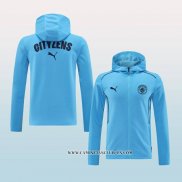 Chaqueta con Capucha del Manchester City 24-25 Azul