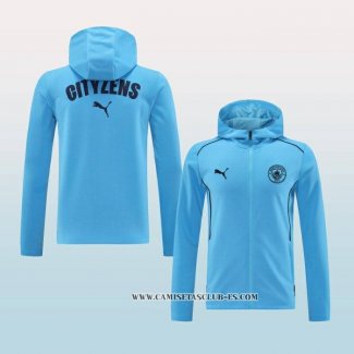 Chaqueta con Capucha del Manchester City 24-25 Azul