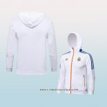 Chaqueta con Capucha del Real Madrid 21-22 Blanco