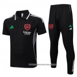 Conjunto Polo del Arsenal 25-26 Negro