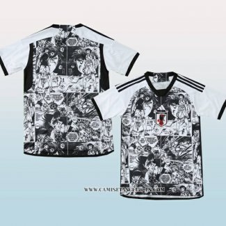 Tailandia Camiseta Japon Anime 24-25 Negro y Blanco