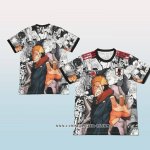 Tailandia Camiseta Japon Anime 25-26 Blanco Negro
