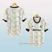 Tailandia Camiseta Sporting Special 25-26 Blanco Amarillo