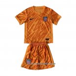 Camiseta Estados Unidos Portero Nino 2024 Naranja