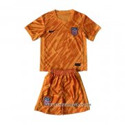 Camiseta Estados Unidos Portero Nino 2024 Naranja