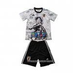 Camiseta Japon Anime Nino 25-26 Blanco
