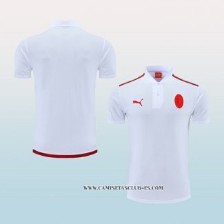 Camiseta Polo del AC Milan 22-23 Blanco