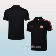 Camiseta Polo del Manchester United 25-26 Negro