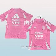 Camiseta Pre Partido del Argentina 2025 Rosa