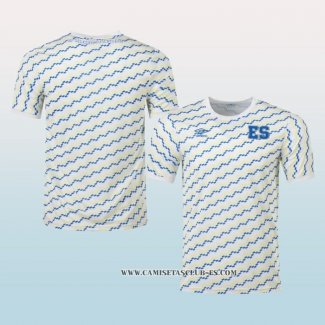 Camiseta Pre Partido del El Salvador 2023 Blanco