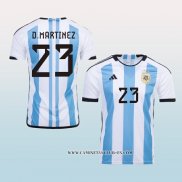 Camiseta Primera Argentina Jugador D.Martinez 2022