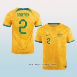 Camiseta Primera Australia Jugador Degenek 2022