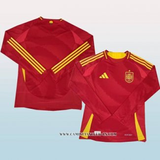 Camiseta Primera Espana 2024 Manga Larga