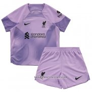 Camiseta Primera Liverpool Portero Nino 22-23