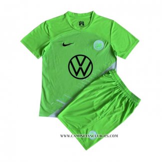 Camiseta Primera Wolfsburg Nino 23-24