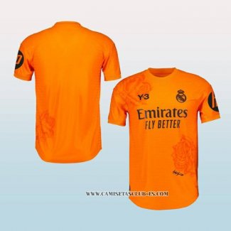 Camiseta Real Madrid Portero Y-3 2024 Naranja