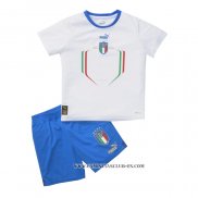 Camiseta Segunda Italia Nino 2022
