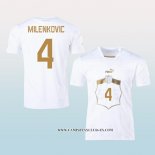 Camiseta Segunda Serbia Jugador Milenkovic 2022