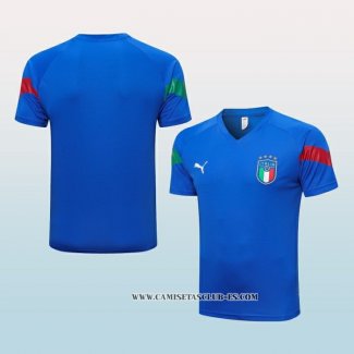 Camiseta de Entrenamiento Italia 22-23 Azul