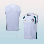 Camiseta de Entrenamiento Italia 25-26 Sin Mangas Blanco