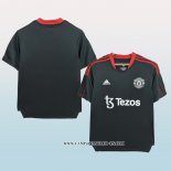 Camiseta de Entrenamiento Manchester United 2022 Negro