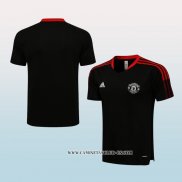 Camiseta de Entrenamiento Manchester United 21-22 Negro