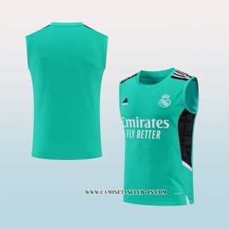 Camiseta de Entrenamiento Real Madrid 22-23 Sin Mangas Verde