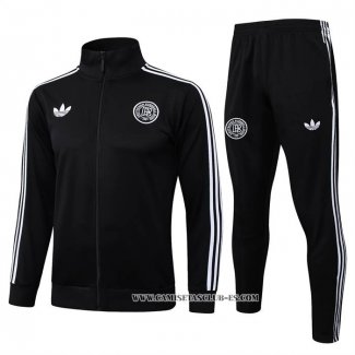 Chandal de Chaqueta del Alemania 125 Aniversario Nino 25-26 Negro