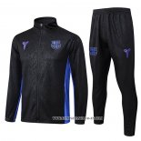Chandal de Chaqueta del Barcelona Nino 25-26 Negro