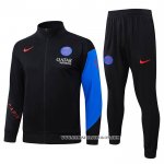 Chandal de Chaqueta del Paris Saint-Germain 25-26 Negro Azul