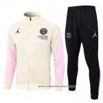 Chandal de Chaqueta del Paris Saint-Germain Jordan Nino 24-25 Amarillo